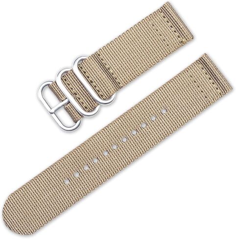 deBeer Military Ballistic Nylon 2-Piece Watch Band/Watch Strap - 11 Colors - (Sizes - 18mm, 20mm, 24mm) in Saudi Arabia