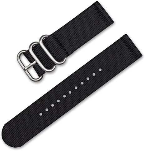 deBeer Military Ballistic Nylon 2-Piece Watch Band/Watch Strap - 11 Colors - (Sizes - 18mm, 20mm, 24mm) in Saudi Arabia