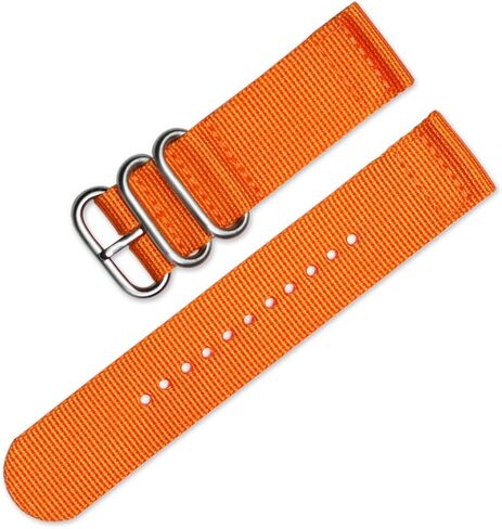 deBeer Military Ballistic Nylon 2-Piece Watch Band/Watch Strap - 11 Colors - (Sizes - 18mm, 20mm, 24mm) in Saudi Arabia