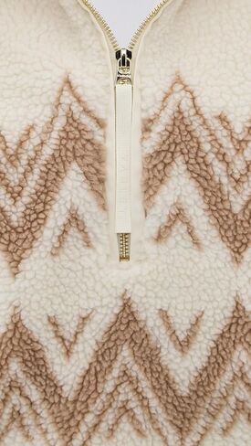 Varley Women's Hendrik Half Zip Faux Sherpa Pullover in Saudi Arabia