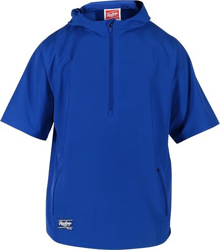 Rawlings | Colorsync Short Sleeve Hooded Cage Jacket | Adult XX-Large | Royal Blue in Saudi Arabia