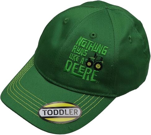 John Deere Nothing Runs Like A Deere Toddler Twill Hat, Jd Green in Saudi Arabia