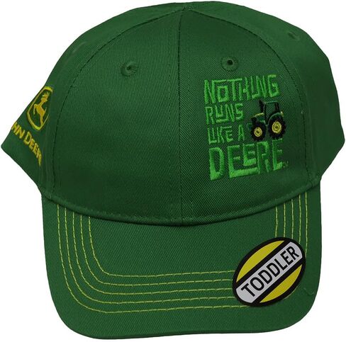 John Deere Nothing Runs Like A Deere Toddler Twill Hat, Jd Green in Saudi Arabia