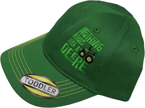 John Deere Nothing Runs Like A Deere Toddler Twill Hat, Jd Green in Saudi Arabia