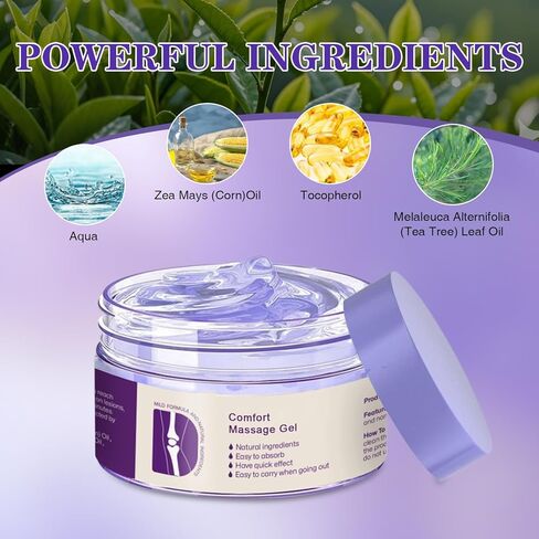 جل كريسين المريح للمفاصل، جل كريسين المريح الأرجواني، للرقبة والظهر والركبتين وأسفل الظهر والقدمين، يمتص بسرعة، 1.76 أونصة، أرجواني in Kuwait