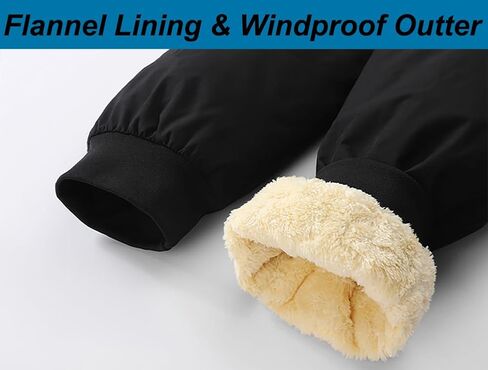 سروال شتوي رجالي مبطن بصوف الشيربا، بنطلون رياضي دافئ من الصوف للرياضة، في الهواء الطلق، تنظيف الثلج، الطقس البارد in Kuwait