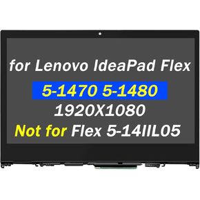 5D10S39643 بديل لجهاز Lenovo IdeaPad Flex 5-15 شاشة LCD 5-15ITL05 5-15IIL05 5-15ALC05 82HV 81X3 82HT 5D10T77944 30pin FHD 1920x1080 15.6 بوصة LCD تعمل باللمس محول الأرقام الجمعية مع الحافة in Kuwait
