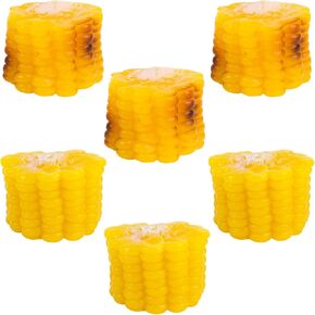 Framendino, 6 Pack Artificial Roasted Corn Vegetable Model Simulation PVC Resin Food Props Home Kitchen Photography in Saudi Arabia