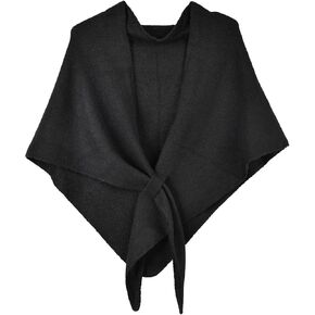 Shawl Wraps for Women Knitted Triangle Cashmere Shawl Scarf Pashmina Cardigan Cape for Winter in Kuwait