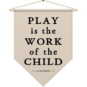 Bible Verse Wall Decor, Scripture Poster Hanger Frame, Christian Nursery Wall Art for Kids Room Bedroom Playroom, Christian Baby Shower Gifts for Boys Girls, Minimalist Modern Pennant Flag Banner in Kuwait