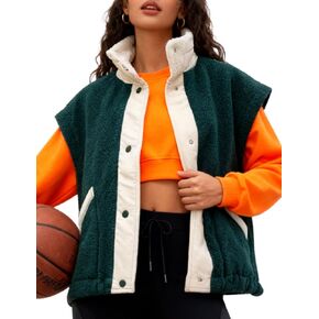 Womens Oversized Vest Warm Sleeveless Jacket for Hiking Camping & Everyday Layering in Saudi Arabia