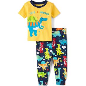 بيجامة قطنية ملائمة للأطفال والرضع من The Children's Place Dino in Kuwait