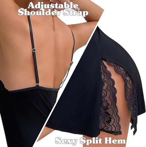 Lingerie for Women Babydoll Chemise Sexy Lingerie Sets Nightgown Dress Sleepwear Teddy Outfits for Women in Saudi Arabia