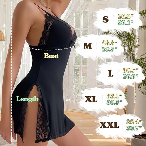 Lingerie for Women Babydoll Chemise Sexy Lingerie Sets Nightgown Dress Sleepwear Teddy Outfits for Women in Saudi Arabia