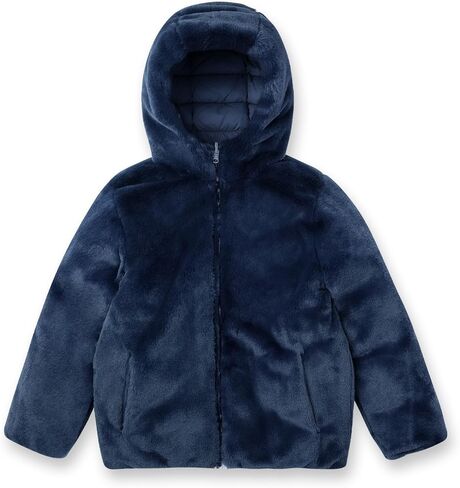 solomate Girls Winter Coats with Hood - 6-14Y Revisable Girls' Outerwear Puffer Jackets & Coats for Kids in Saudi Arabia