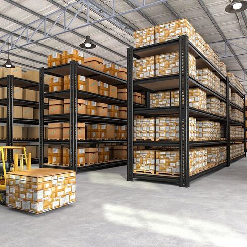 60" W Garage Shelving 72" H Metal Shelving 3500LBS Storage Shelves Heavy Duty 5 Tier Adjustable Shelving Unit for Storage Rack Pantry Shelf Commercial,60" W x 24" D x 72" H in Saudi Arabia