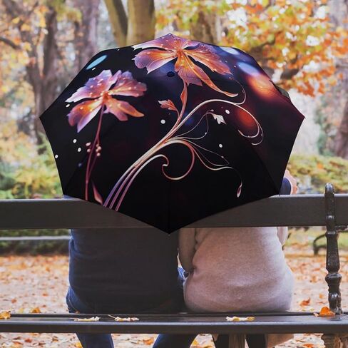 Portable High-density carbon steel structure Portable Travel Umbrella Windproof 3‑Fold Smooth Auto Open Compact Protective in Saudi Arabia