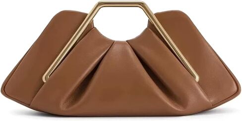 2026 New Brown Clutch for Women | Elegant Evening Handbag for Wedding Guests, Parties & Prom | Chic Ladies Purse (Bolsos para Mujer) in Kuwait