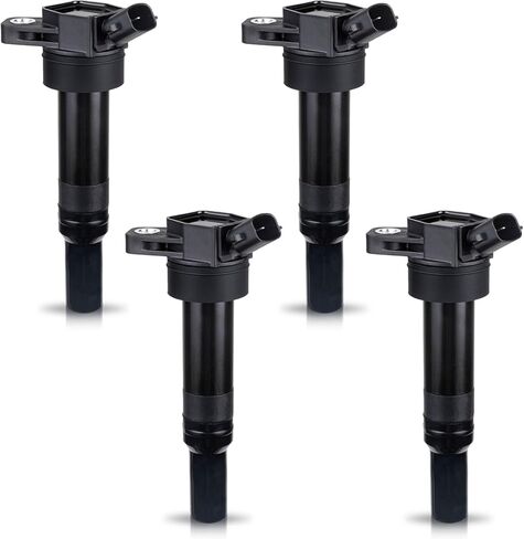 ENA Set of 4 UF651 Ignition Coil Pack with 93175 Iridium Spark Plugs 1.8L 2.0L V4 Compatible with Kia Hyundai Elantra 2011-2016 Tucson 2014-2020 Forte 2014-2016 Soul 2012-2019 for C1804 273002E000 273 in Kuwait