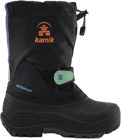 Kamik Waterbug 5 Winter Adventure Boots - Waterproof Toddler Rain Boots - Waterproof Shoes for Kids - Non-Slip Water Shoes - Removeable Liner - Adjustable Fit with Durable Traction in Saudi Arabia