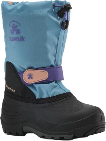 Kamik Waterbug 5 Winter Adventure Boots - Waterproof Toddler Rain Boots - Waterproof Shoes for Kids - Non-Slip Water Shoes - Removeable Liner - Adjustable Fit with Durable Traction in Saudi Arabia