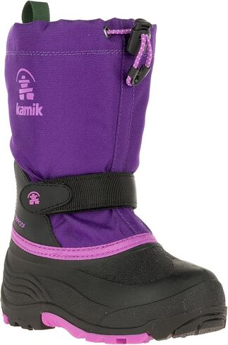 Kamik Waterbug 5 Winter Adventure Boots - Waterproof Toddler Rain Boots - Waterproof Shoes for Kids - Non-Slip Water Shoes - Removeable Liner - Adjustable Fit with Durable Traction in Saudi Arabia