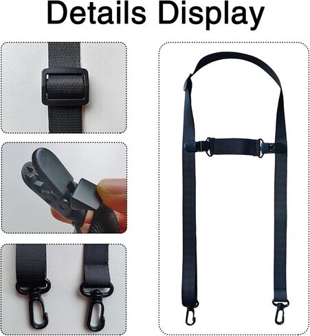 حبل حامل تصريف ما بعد العمليات الجراحية مع مشابك، عبوتان، حامل تصريف بعد جراحة البطن، أسود in Kuwait