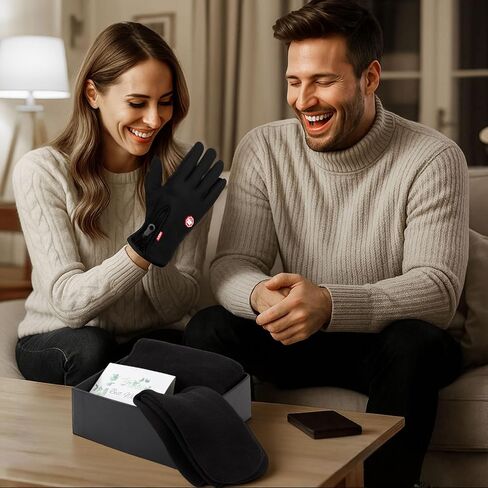 4 Pieces Winter Balaclavas Gloves Sets Windproof Warm Face Mask Heated Socks Waterproof Touchscreen Gloves Cold Weather Gift for Women Ski Outdoor Anti-slip Thermal Socks in Saudi Arabia