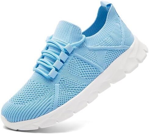 Womens Walking Tennis Shoes Slip On Running Casual Athletic Workout Gym Non Slip Sneakers Comfortable Sports Shoes for Women in Saudi Arabia