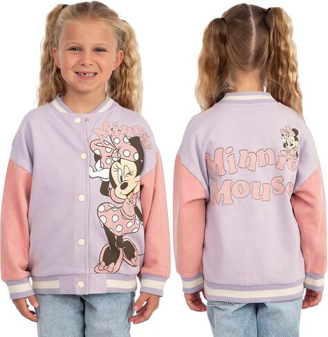 Disney Minnie Mouse Girls Jacket, Minnie Kids Bomber Jacket, Cotton Kids Varsity Jackets in Saudi Arabia