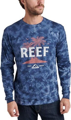 تي شيرت برسومات جرافيكية بأكمام طويلة للرجال من REEF in Kuwait