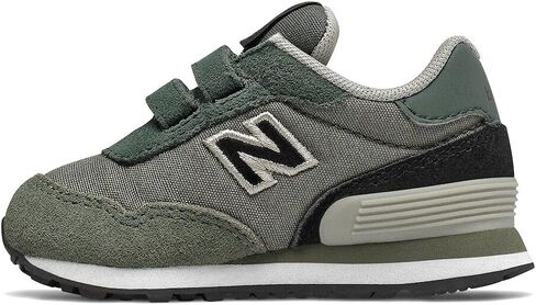 New Balance Kids 515 V1 New-b Hook & Loop Sneaker, Black/True Red, 7.5 X-Wide US Unisex Toddler in Saudi Arabia
