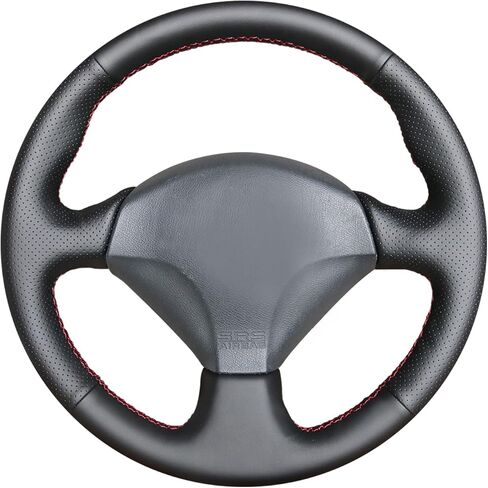 MEWANT Steering Wheel Cover Wrap for Honda S2000 Civic Si for Acura RSX Type-S Hand Sewing Microfiber Leather Steering Wheel Wrap in Saudi Arabia