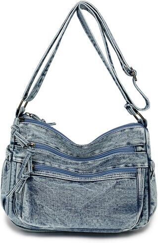 حقائب كتف وحقائب يد نسائية من قماش الدنيم، حقيبة كتف كاجوال وحقيبة كروس ومحفظة يومية in Kuwait