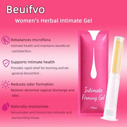 جل شد المناطق الحميمة للسيدات من Beuifvo – تركيبة بروبيوتيك وأعشاب | توازن الرقم الهيدروجيني، التحكم في الرائحة | نظافة يومية لطيفة مع أداة توزيع المكياج | يهدئ ويجدد (5 أدوات تطبيق مملوءة مسبقًا) in Saudi Arabia