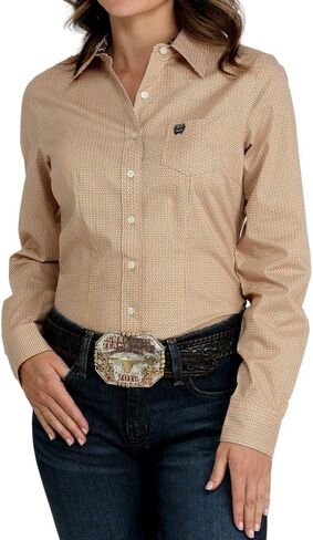 Cinch Women's Gold Print Shirt in Saudi Arabia