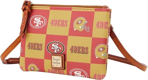 حقيبة يد Dooney & Bourke، NFL 49ERS بسحاب علوي | أحمر in Kuwait