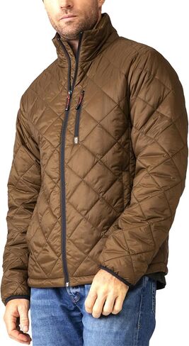 Free Country Mens Puffer Jacket Lightweight Winter Soft Insulated Coat Water and Wind Resistant Ski Hiking Travel for Men in Saudi Arabia