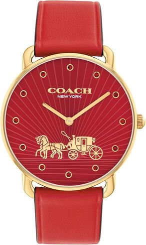 COACH Elliot Women's - 2H Quartz Watch - Leather Strap - Year of The Horse Lunar New Year Edition - Crystal Markers - Gift for Her - 36mm in Saudi Arabia