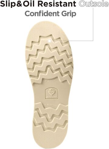 أحذية عمل SUREWAY للرجال مقاس 6 بوصات شديدة التحمل مقاومة للماء - مقدمة مركبة، أحذية جلدية للسلامة الصناعية من EH، مقدمة الحذاء بأربطة، نعل خارجي مريح مقاوم للزيت/الانزلاق in Kuwait