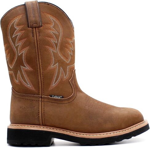 Laforst Men's Waterproof Composite Toe Puncture Resistant Cowboy Boot BRN in Saudi Arabia
