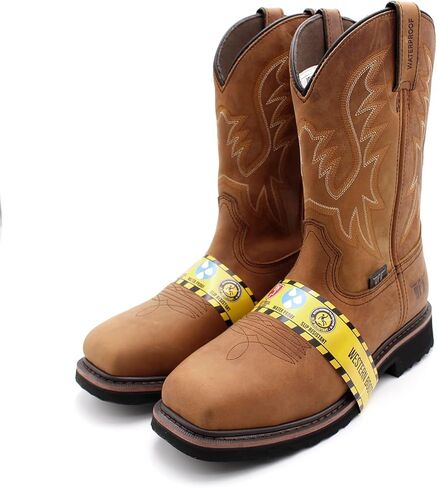 Laforst Men's Waterproof Composite Toe Puncture Resistant Cowboy Boot BRN in Saudi Arabia