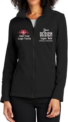 INK STITCH Women L921 Custom Embroidery Personalized Collective Add Your Logo Tech Soft Shell Jackets in Kuwait