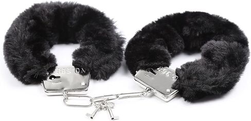 Plush Handcuffs Bracelet for Women Stainless Steel Plush Fluffy Bracelet Cosplay Wrist Ankle Cuffs Hand-cuff Bracelets Suitable for Escape Rooms And Party Favors in Saudi Arabia