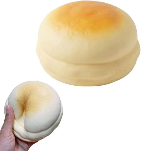 Handmade Taba Squishy Banana Toast,2025 New Large Toast Silicone Squishy Toys ,Squishy Cute Soft Squeeze Toys for Stress Relief for Alduts,Stress Release Gift (Ice Cream sidos) in Kuwait