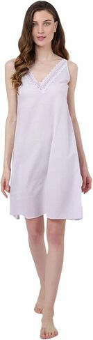 Miss Lavish London Women's Nightdress - Soft Viscose Nightgown Sleepwear for Women - Neckline Midi Dresses Gift for Teen in Kuwait