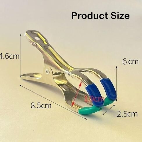 2Pcs Acupuncture Point Clip Hand and Foot Acupressure Massage Tool Thumb Clip for Headache, Migraine, Tension, and Anxiety Relief in Saudi Arabia