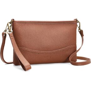 befen Genuine Leather Wristlet Wallet for Women Soft RFID Leather Clutch Purse with Built in Wallet Trendy Crossbody Bag in Saudi Arabia