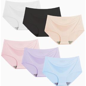Teen Girls Seamless Underwear No Show Panties Invisible Briefs Comfortable breathable stretchy briefs for 8-18 Years in Saudi Arabia