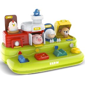 2024 NEW Montessori Busy Board Sensory Toys for toddlers 1-3, 13 Activity Music & Led Light Up Montessori Toys for 2+ Year Old, Birthday Gifts for Toddlers, Travel Toys for 2 year old in Kuwait